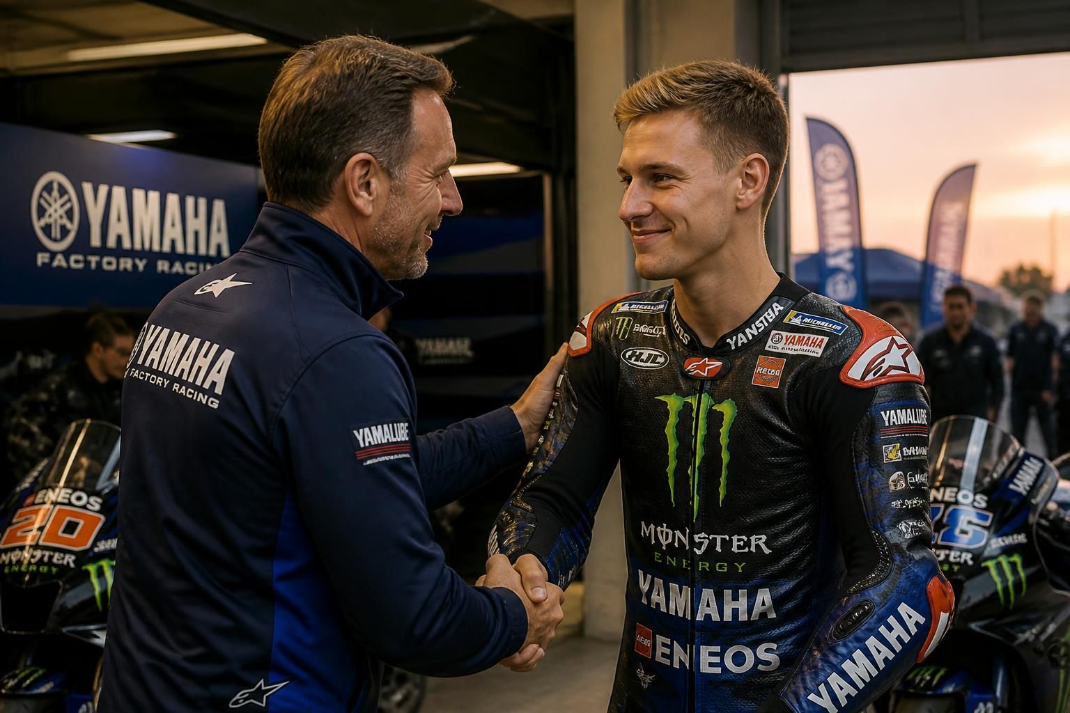 le patron de yamaha rend hommage à fabio quartararo, célébrant sa carrière légendaire en motogp avant son départ de l'équipe.