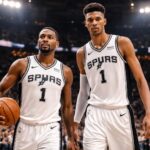 découvrez l'incroyable duo nba avec la star presque aux spurs aux côtés de victor wembanyama, une alliance qui aurait fait sensation sur le parquet !
