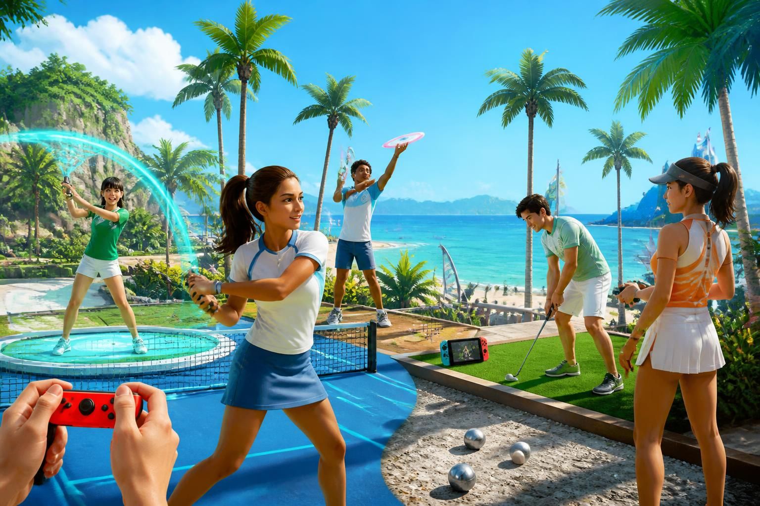 nintendo annonce le retour du sport sur nintendo switch avec switch sports resort, un nouveau jeu attendu pour la fin d'année, promettant des expériences sportives captivantes et amusantes.