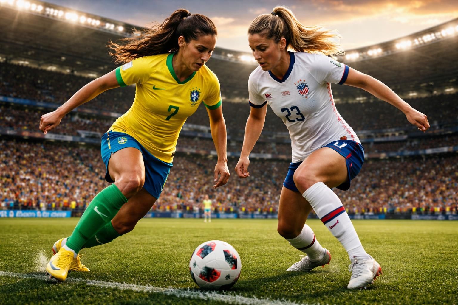 découvrez le duel passionnant entre les joueuses de l'ol lors du match brésil - états-unis ce samedi, un face-à-face lyonnais à ne pas manquer.
