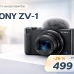 profitez de l'offre exceptionnelle sur le compact/bridge sony zv-1 à seulement 499 €, avec une remise de 36 %. capturez vos meilleurs moments avec un appareil photo de qualité à petit prix !