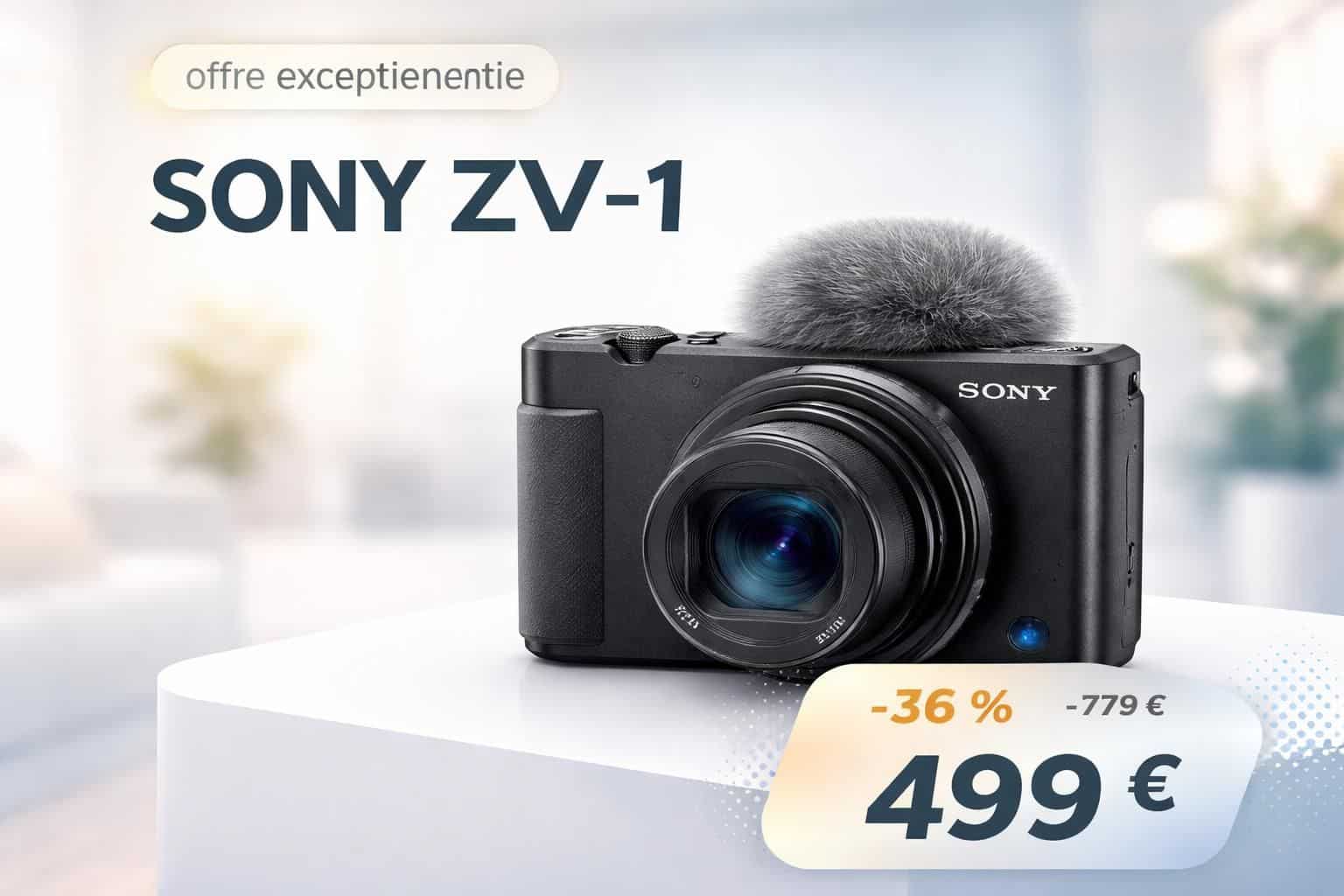 profitez de l'offre exceptionnelle sur le compact/bridge sony zv-1 à seulement 499 €, avec une remise de 36 %. capturez vos meilleurs moments avec un appareil photo de qualité à petit prix !