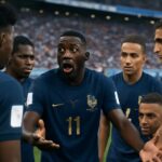 ousmane dembélé encourage l'équipe de france à maintenir leur concentration après son triplé impressionnant en coupe du monde, soulignant l'importance de la cohésion pour aller loin dans la compétition.