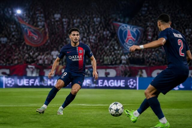 PSG-Goncalo-Ramos-au-coeur-dun-echange-spectaculaire-qui-fait-sensation-Foot01-640x427 Paul Magnier s'impose brillamment dans la 1ère étape du Giro et revêt le prestigieux maillot rose