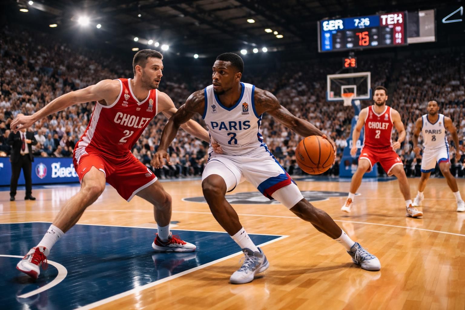 découvrez l'horaire et la chaîne tv pour suivre en direct le match 1 des demi-finales betclic élite entre paris basketball et cholet. ne manquez aucune action avec le parisien.