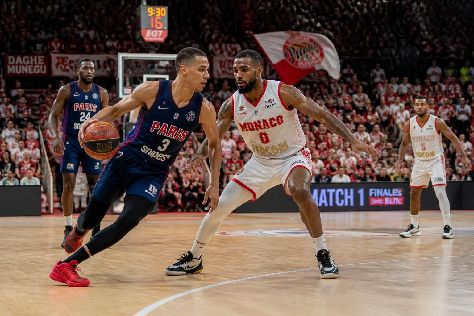découvrez les horaires et les chaînes tv pour suivre en direct le match 1 de la finale betclic élite entre paris basketball et monaco.