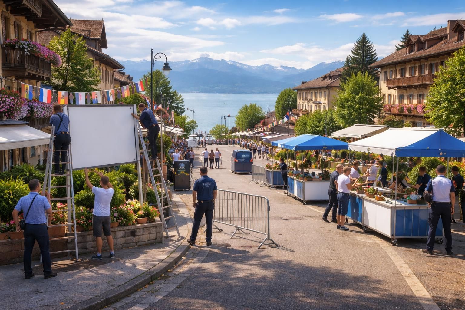 découvrez comment évian-et-ses-9-200-habitants s'organisent pour accueillir le sommet du g7, avec le pass g7 et le déplacement des épreuves du bac, dans une mobilisation exceptionnelle.