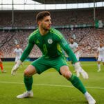 découvrez comment luca zidane reprend sa place de titulaire avec l'équipe d'algérie après une fracture de la mâchoire lors du match pays-bas - algérie.