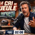 écoutez le podcast le cri de gueule avec pierre sage sur rmc sport, diffusé le 02/06. un épisode captivant où pierre sage vous invite à prendre votre décision et à découvrir des analyses sportives passionnantes.