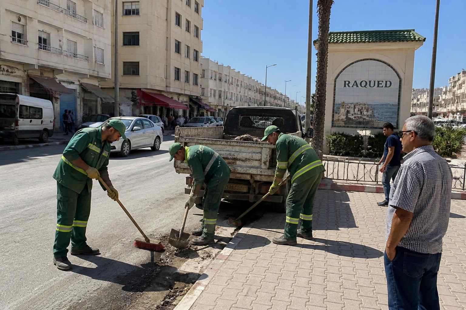 la municipalité de raoued confie une partie de ses services de propreté urbaine à des prestataires privés pour améliorer l'efficacité et la qualité des interventions.