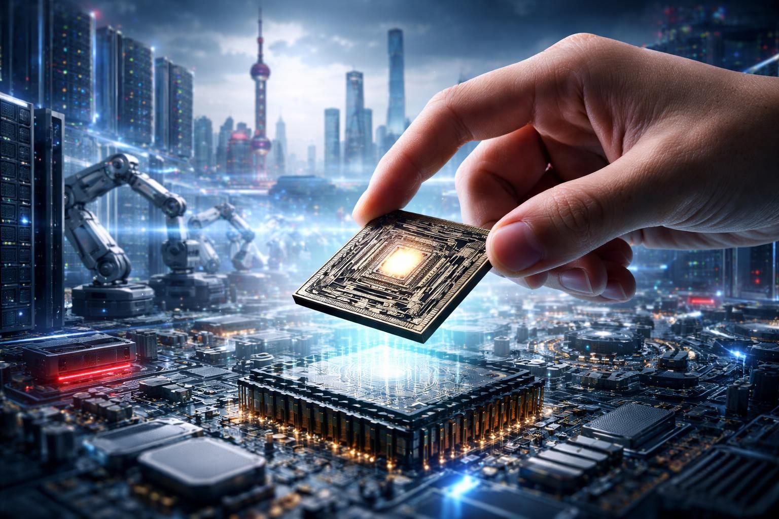 découvrez comment la chine utilise une stratégie innovante pour contourner les sanctions américaines dans le secteur des puces électroniques, selon l'express.