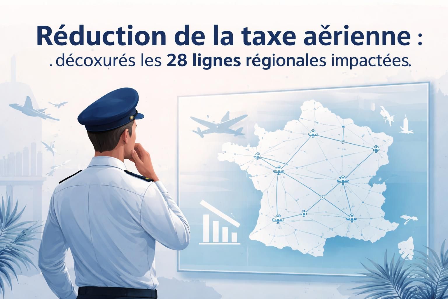 découvrez comment la réduction de la taxe aérienne affecte 26 lignes régionales, facilitant vos déplacements avec des tarifs aériens réduits.