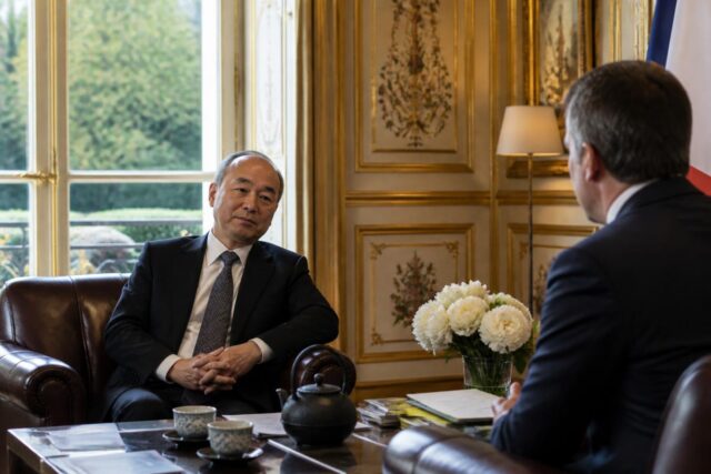 Rencontre-exclusive-avec-Masayoshi-Son-PDG-de-SoftBank-a-lElysee-640x427 Podcast RMC : Stéphane Clerget invité d'Apolline Matin le 27 mai