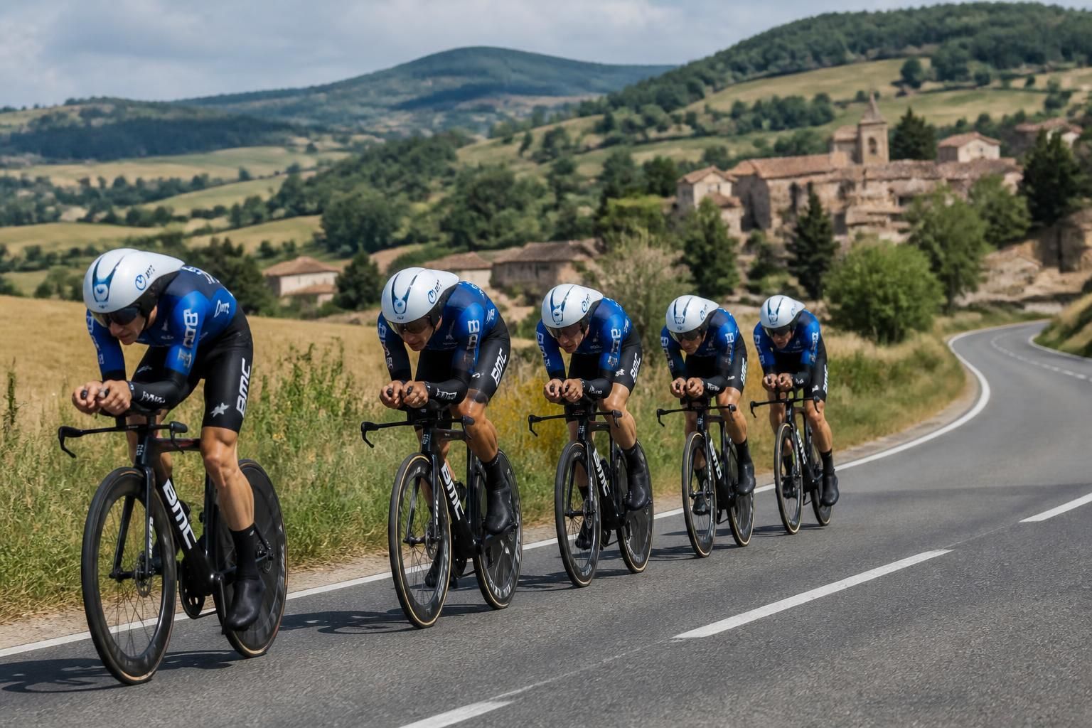revivez la 3e étape du tour auvergne-rhône-alpes, un contre-la-montre par équipes de 28,4 km entre perreux et perreux, en direct sur france tv.