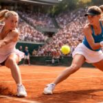 revivez le duel intense entre anastasia potapova et anna kalinskaya en 1/8 de finale de roland-garros, à suivre en intégralité sur france tv.
