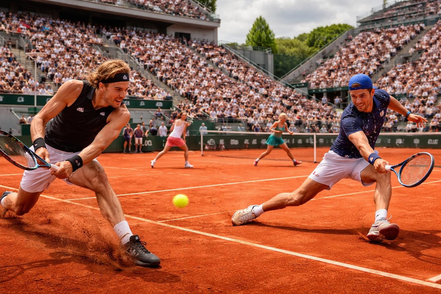 suivez en direct le match intense entre zverev et jodar à roland-garros, tandis que kostyuk et andreeva s'affrontent en demi-finale pour une place en finale.