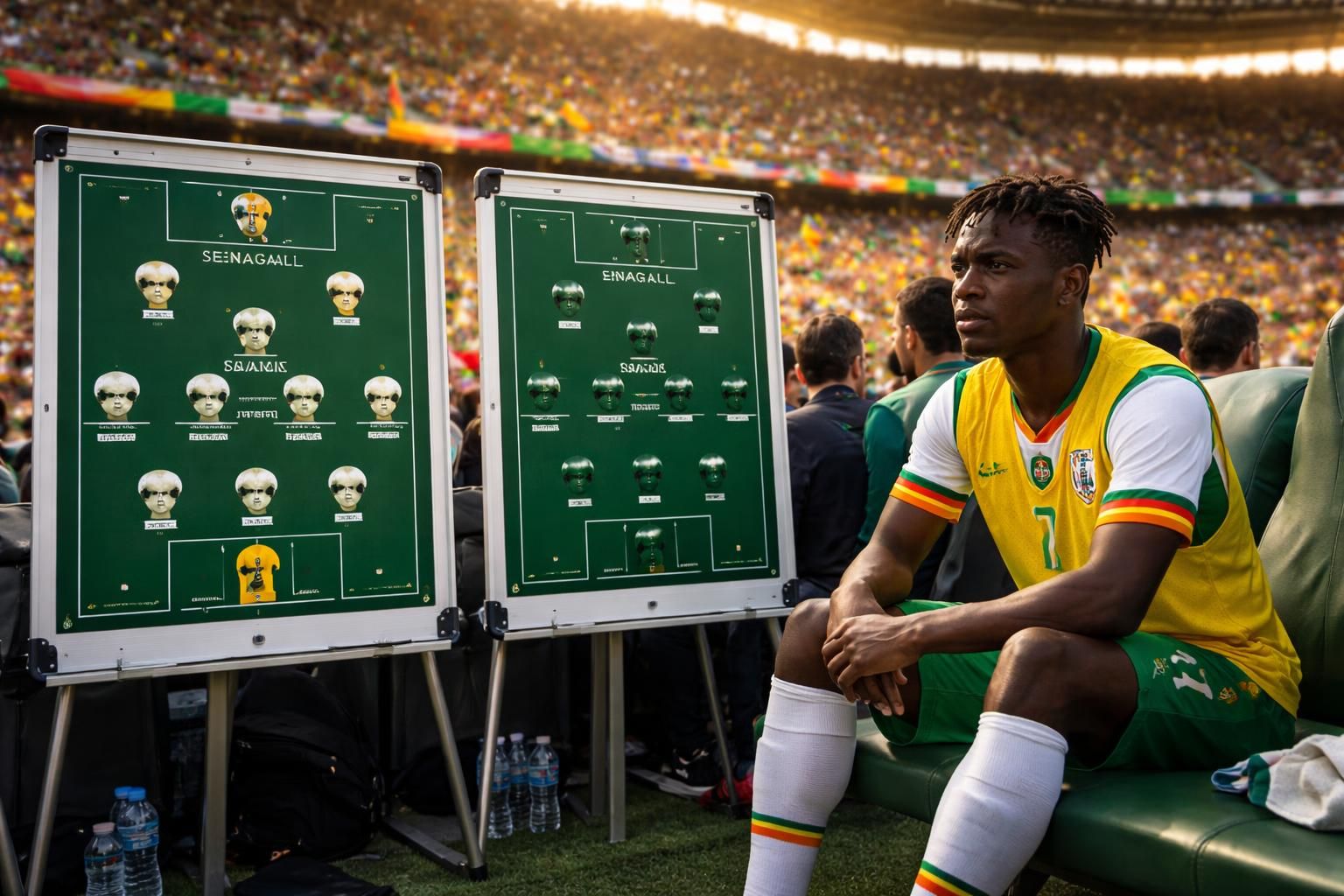 découvrez la composition officielle des équipes pour le match sénégal vs arabie saoudite avec mbaye placé sur le banc. suivez les dernières informations et analyses sur parisfans.