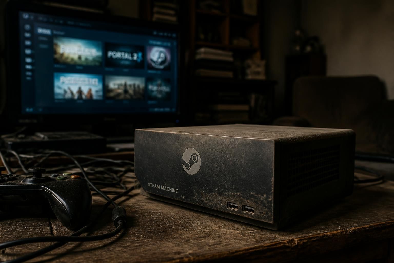 découvrez l'histoire de la steam machine, l'échec majeur de valve, analysé en détail par minimachines.net.