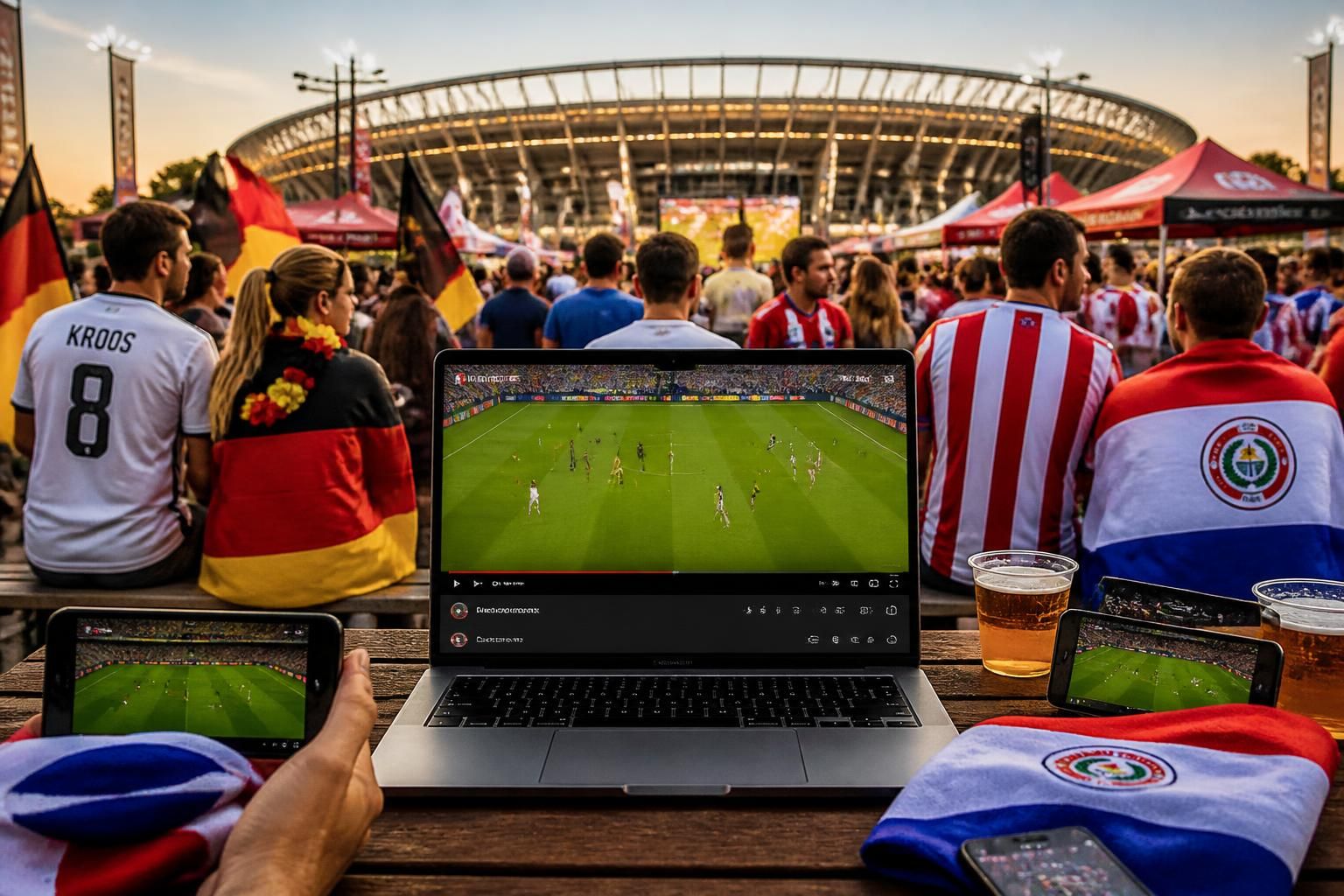 suivez en direct le match allemagne vs paraguay grâce à notre guide complet de streaming. découvrez toutes les options légales pour ne rien manquer du match en temps réel.