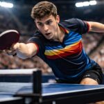 alexis lebrun réussit une performance remarquable en franchissant le premier tour du wtt smash de tennis de table aux états-unis, démontrant son talent et sa détermination.