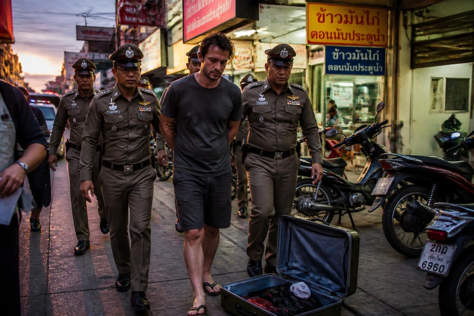 un australien a été arrêté en thaïlande pour avoir tenté de transporter un corps dissimulé dans une valise, une affaire macabre qui choque les autorités locales.