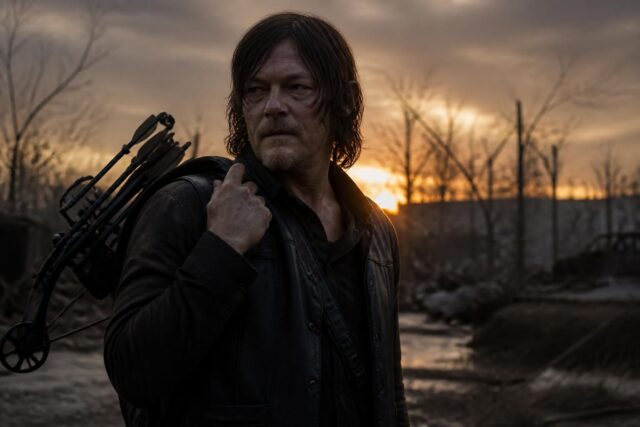The-Walking-Dead-Daryl-Dixon-Norman-Reedus-tire-sa-reverence-Unification-France-640x427 EASY A : Plongée dans l'univers d'Emma Stone dans cette comédie audacieuse à découvrir sur Netflix - Le Bleu du Miroir