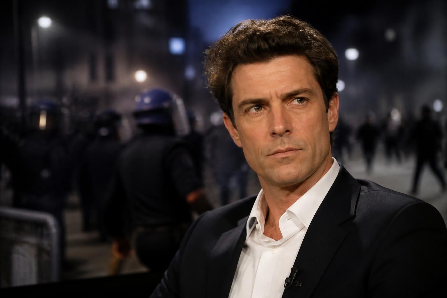 thibault de montbrial affirme qu'il ne compatira pas pour un émeutier blessé ou tué s'il mettait en danger la vie d’un policier ou d’un citoyen, dans une interview accordée à cnews.