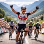 suivez la 7e étape du tour auvergne-rhône-alpes où isaac del toro s'impose brillamment. découvrez le classement général actualisé et les temps forts de la course.