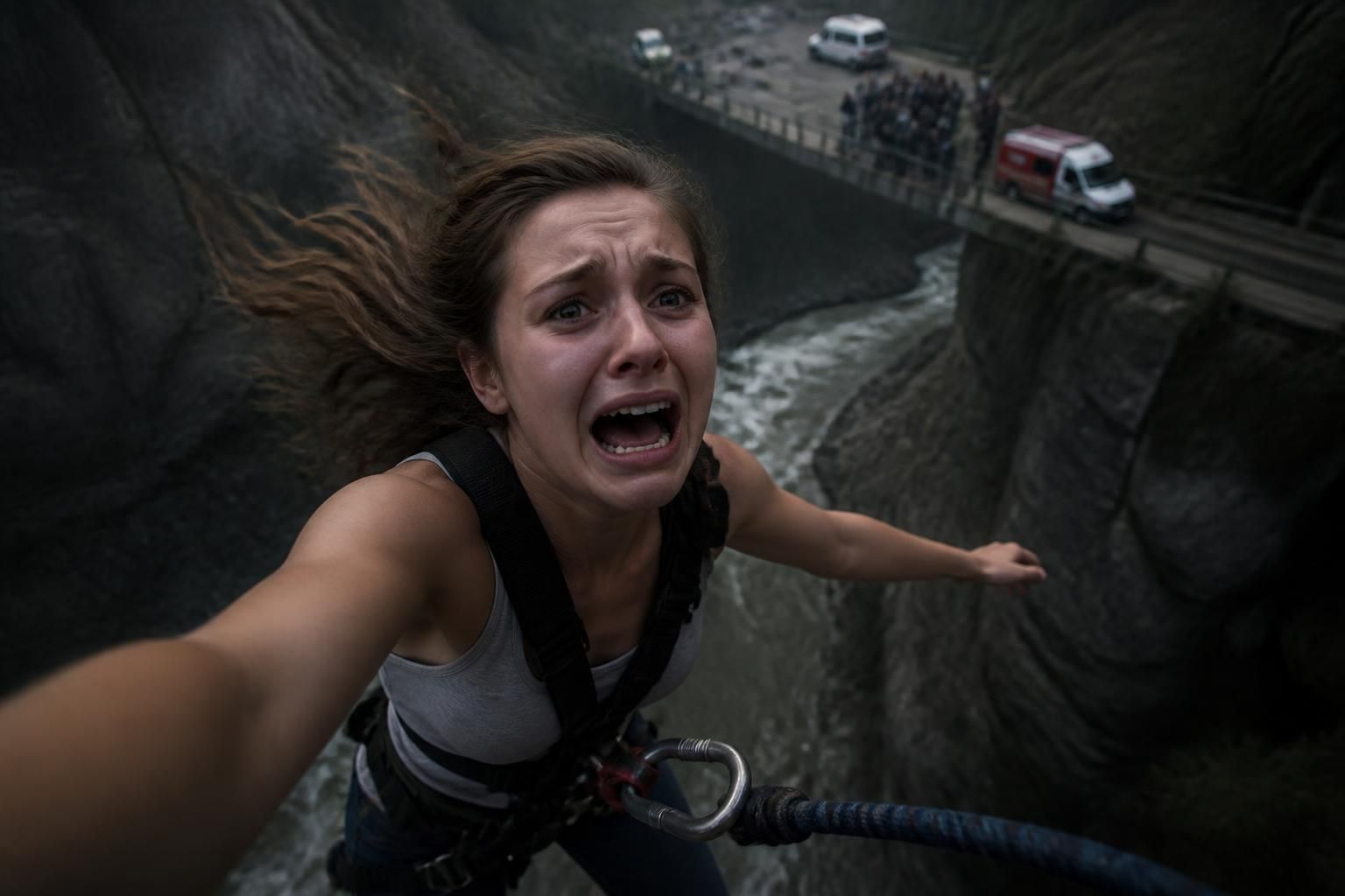découvrez les détails tragiques d'un accident mortel lors d'un saut à l’élastique, confirmés par une vidéo authentique montrant le décès d’une jeune femme.