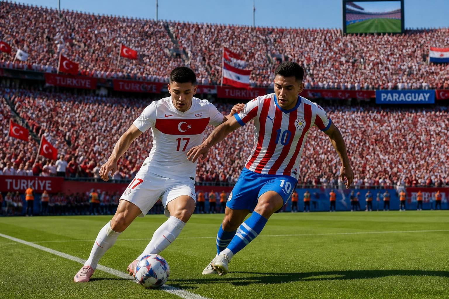ne manquez pas le match turquie vs paraguay à 10h00 le 20 juin, un duel décisif pour raviver l'espoir des deux équipes dans ce combat passionnant.