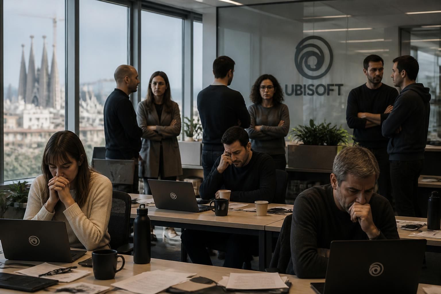 ubisoft barcelone annonce un plan social pouvant entraîner la suppression de plus de 50 emplois, suscitant des inquiétudes au sein de la communauté des joueurs en france et à l'international.