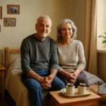 découvrez le quotidien réinventé d'un couple de retraités durant un mois de confinement partagé dans une seule chambre, entre complicité et adaptation.