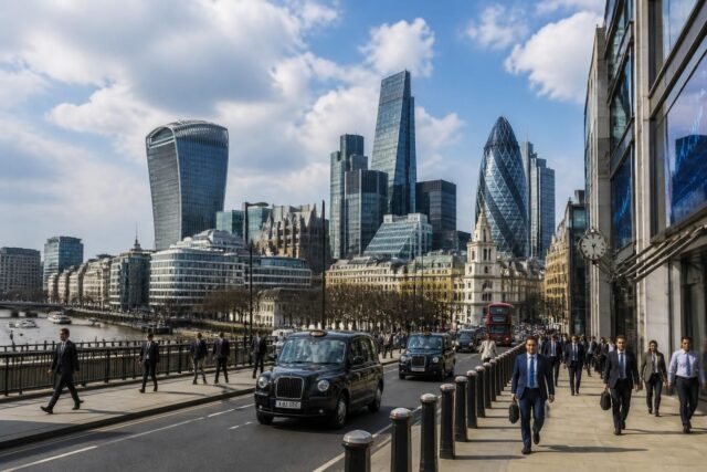Une-decennie-apres-le-Brexit-la-City-de-Londres-reste-un-pilier-incontournable-de-la-finance-mondiale-640x427 L'hallucinante poignée de main imposée par Donald Trump à sa femme Melania