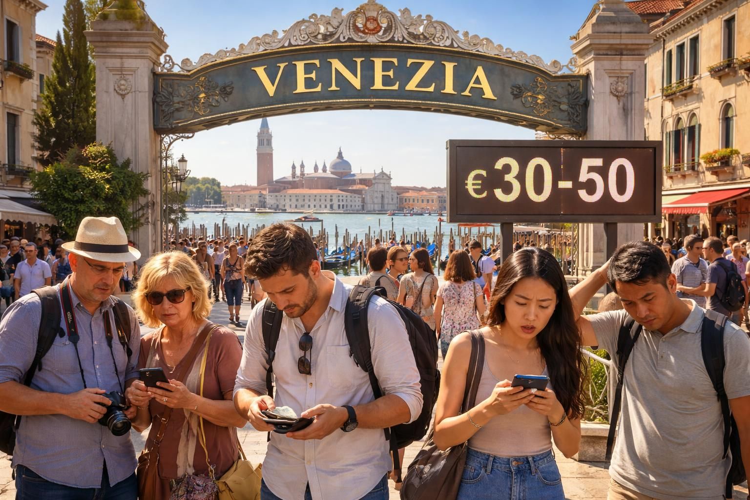 venise prévoit d'augmenter considérablement les tarifs d'accès à la ville, passant de 5-10 euros à 30-50 euros, afin de mieux contrôler le flux touristique et préserver son patrimoine.