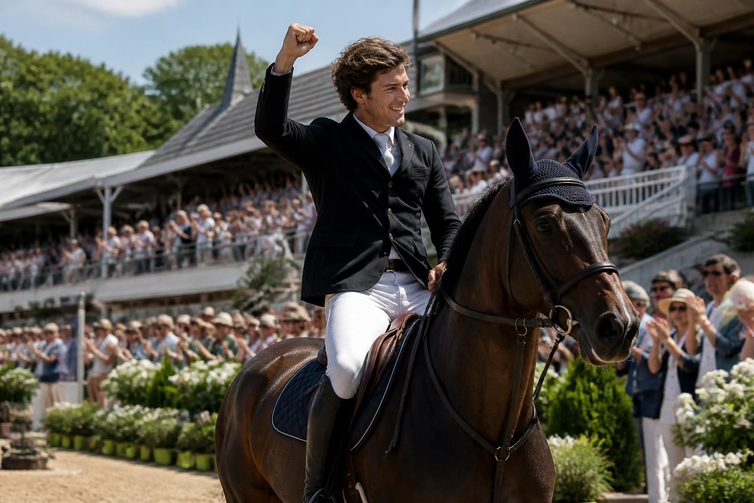 découvrez comment victor laudet a brillamment remporté le grand prix d'équitation de deauville, une victoire spectaculaire qui marque un moment fort du concours hippique.