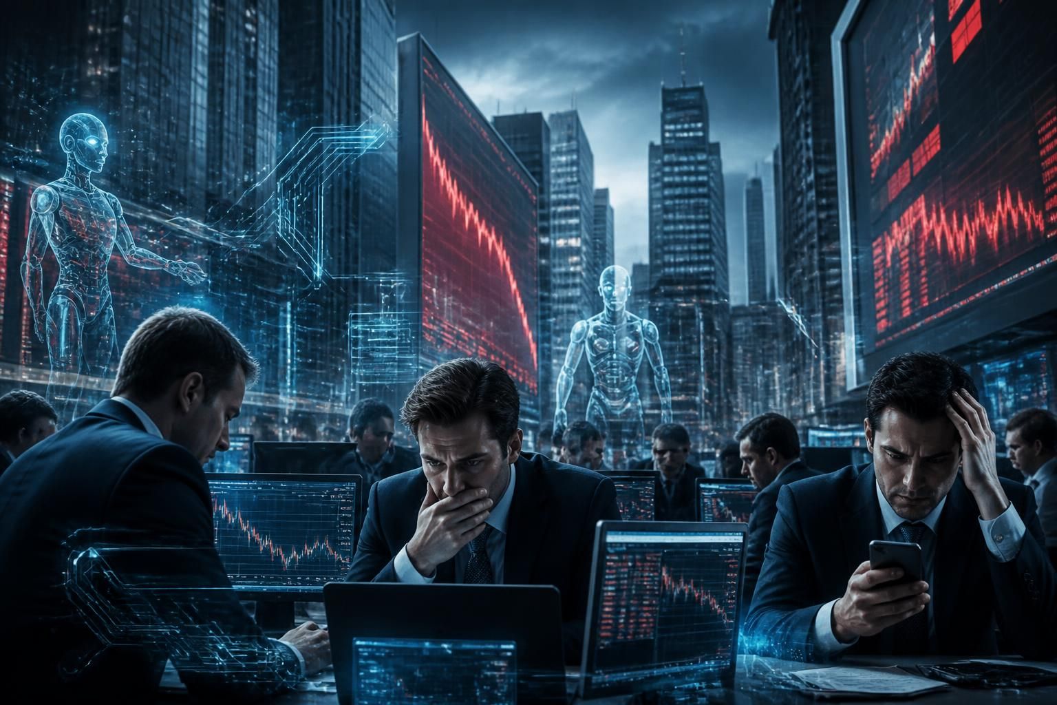 découvrez comment les inquiétudes liées à l'intelligence artificielle pèsent sur wall street et freinent les marchés financiers dans cette analyse exclusive de zonebourse.
