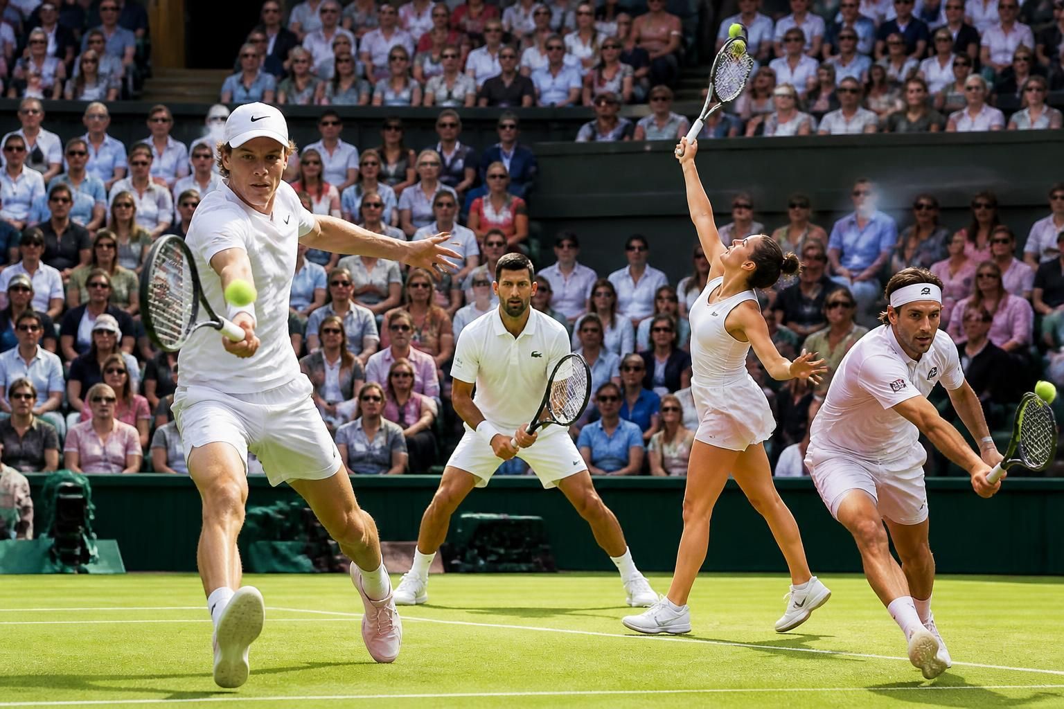 suivez en direct les premiers jours de wimbledon avec les débuts passionnants des stars comme sinner, djokovic, sabalenka, rinderknech et bien d'autres sur l'équipe.