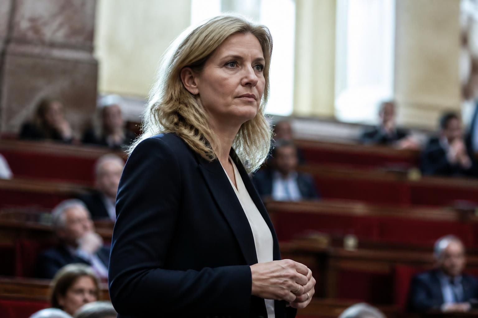 yaël braun-pivet envisage d'utiliser à nouveau l'article 49.3 pour faire adopter le budget avant l'élection présidentielle, suscitant un débat politique important.