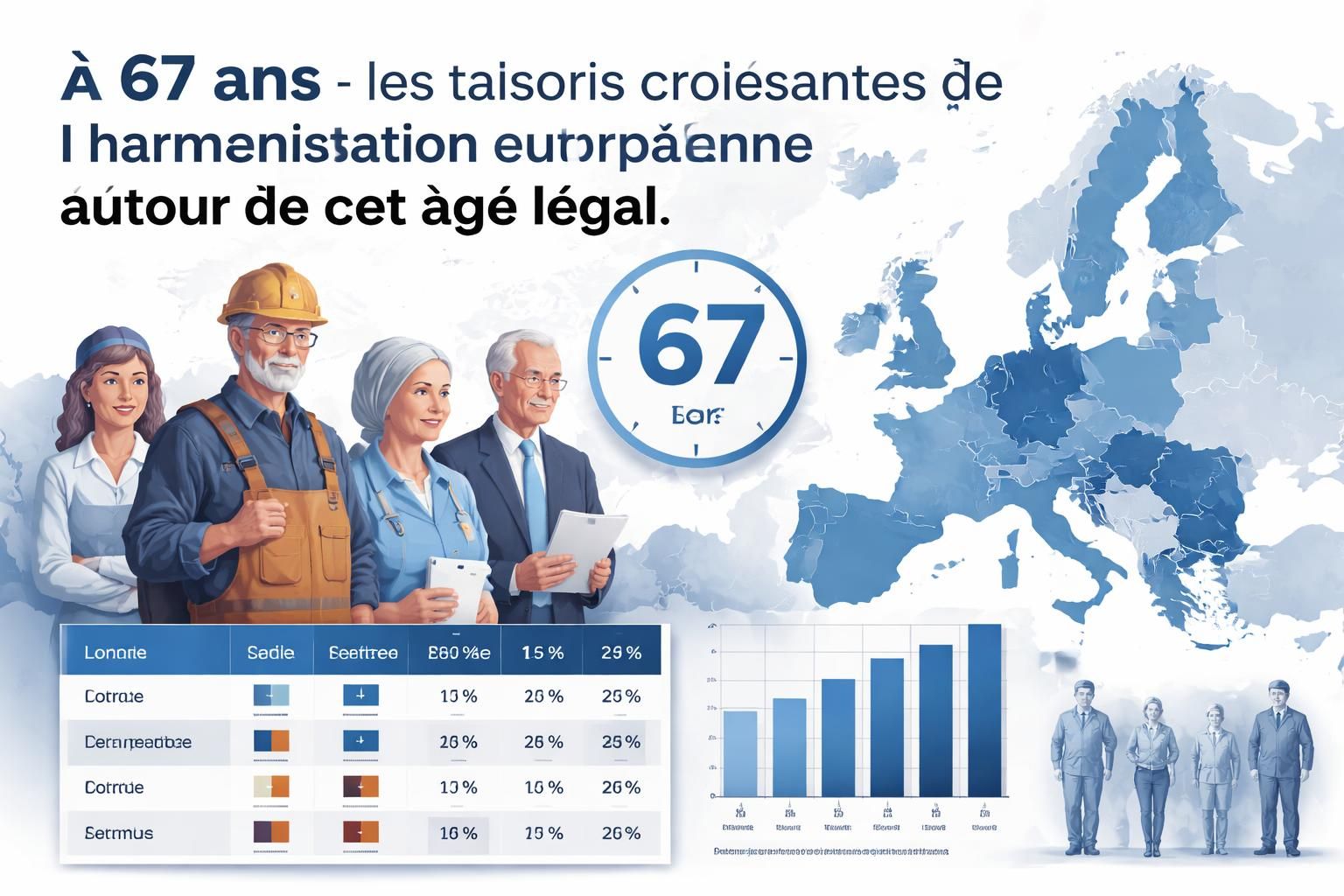 découvrez pourquoi l'âge légal de départ à la retraite fixé à 67 ans suscite un intérêt croissant pour une harmonisation européenne, explorant les enjeux économiques et sociaux de cette convergence.