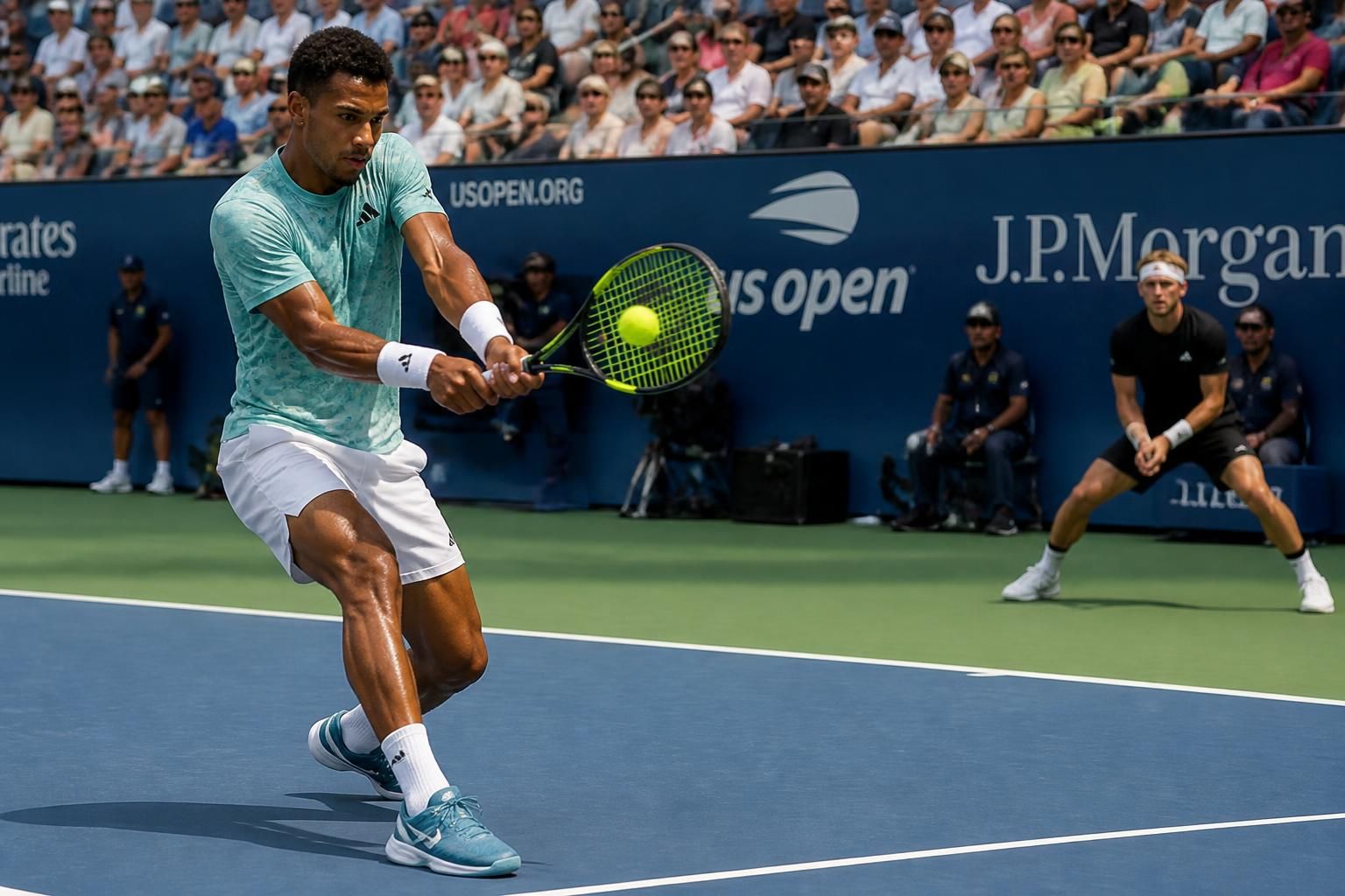 découvrez le coup d'éclat tennis de l'année avec auger-aliassime et davidovich fokina dans un match spectaculaire à ne pas manquer sur msn.