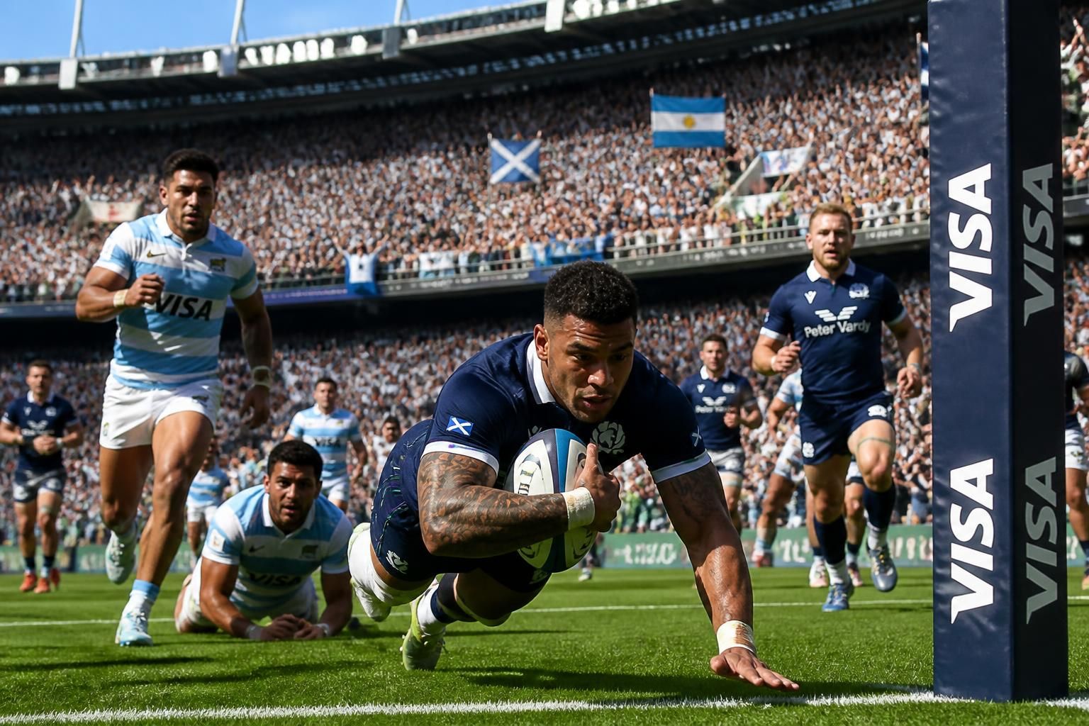 revivez l'essai spectaculaire de sione tuipulotu lors du match entre l'argentine et l'écosse en direct sur tf1+, avec des moments forts et une analyse complète.