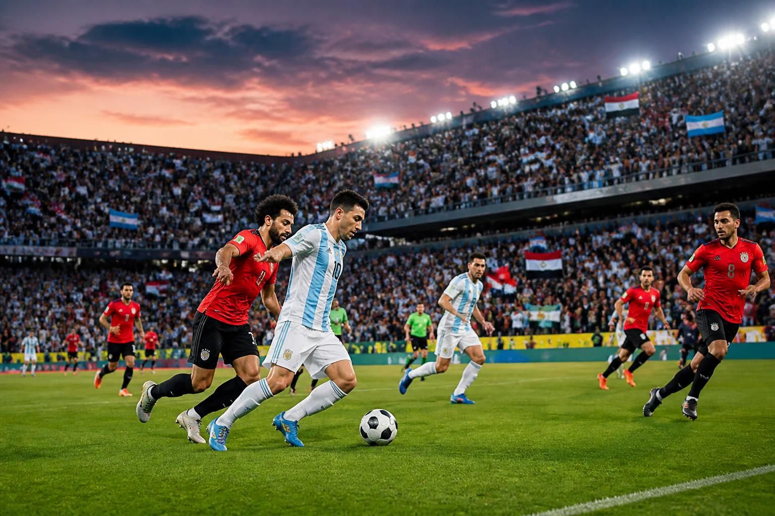 suivez en direct le match argentine vs égypte, coupe du monde 2026, le 07/07/2026. scores, résultats et temps fort en temps réel sur eurosport.