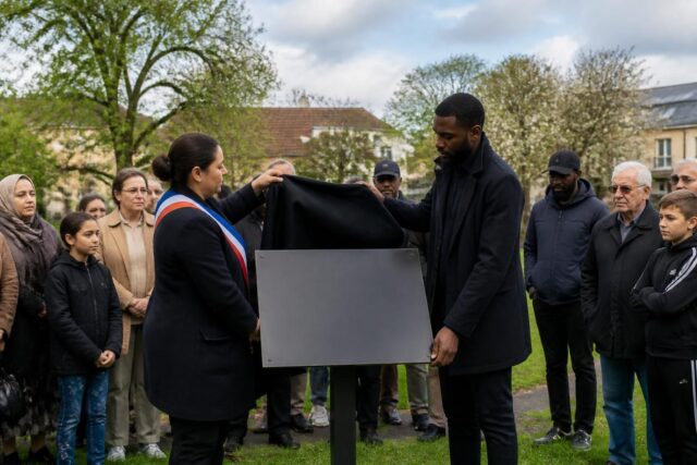 Beaumont-sur-Oise-une-plaque-commemorative-devoilee-en-memoire-dAdama-Traore-640x427 Controverse à New York : le bureau du maire épingle l'octroi de cartes de presse à des supporters de Luigi Mangione