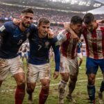 revivez le match inédit france-paraguay lors de la coupe du monde, où la douleur s'est transformée en une fierté collective inébranlable.
