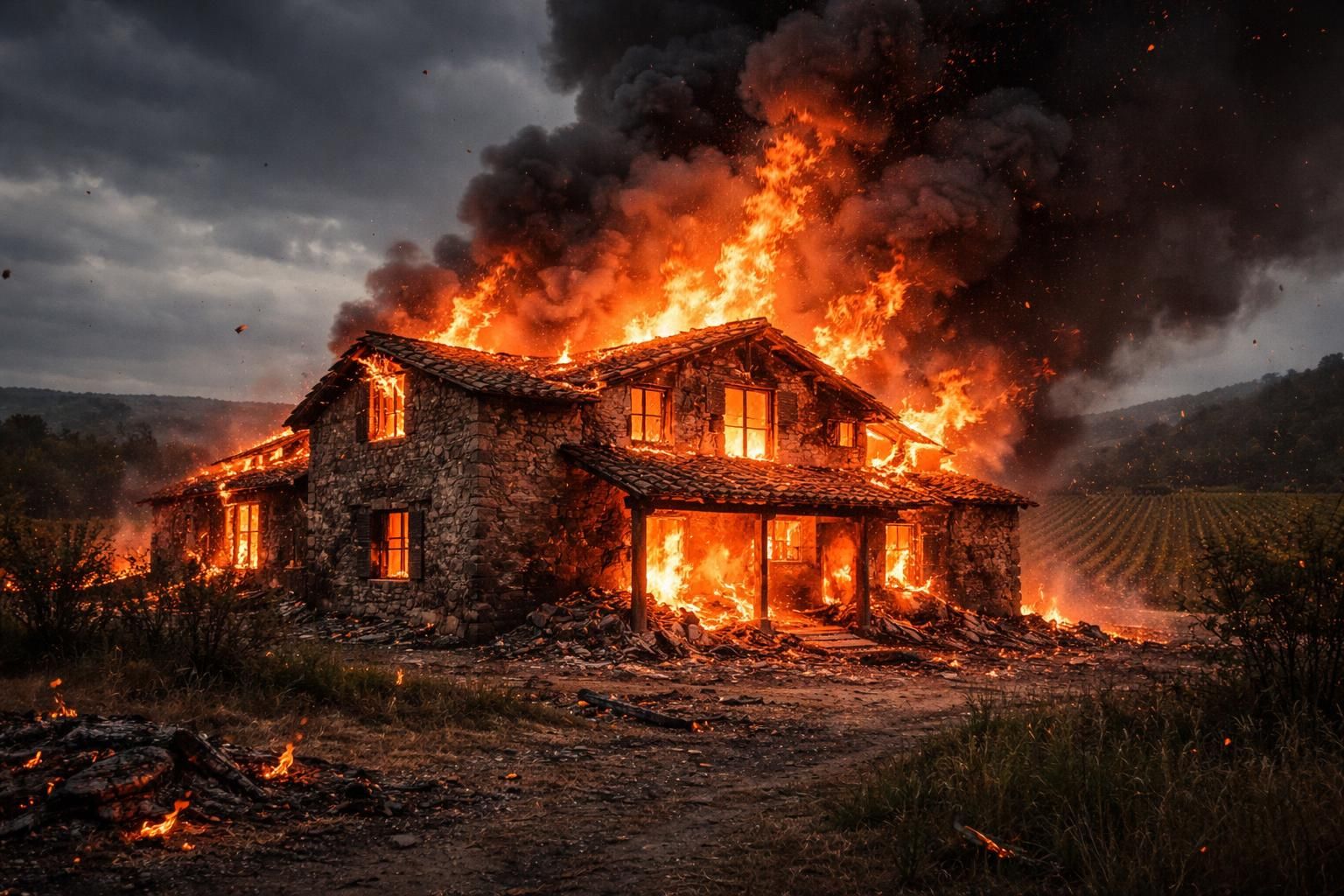 découvrez les images bouleversantes de l'incendie dévastateur dans l'aude qui a ravagé une maison en seulement dix minutes. un récit poignant d'une catastrophe impressionnante.