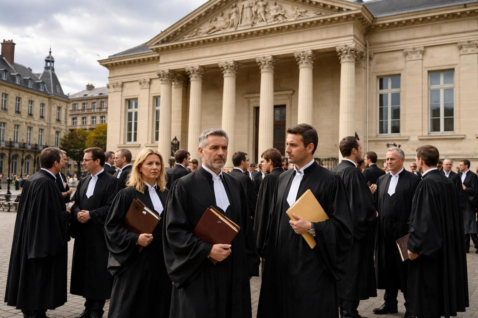à évreux, les avocats demandent l'abandon immédiat de la réforme de la justice pénale, exprimant leurs inquiétudes et mobilisant pour défendre leurs droits et ceux des justiciables.