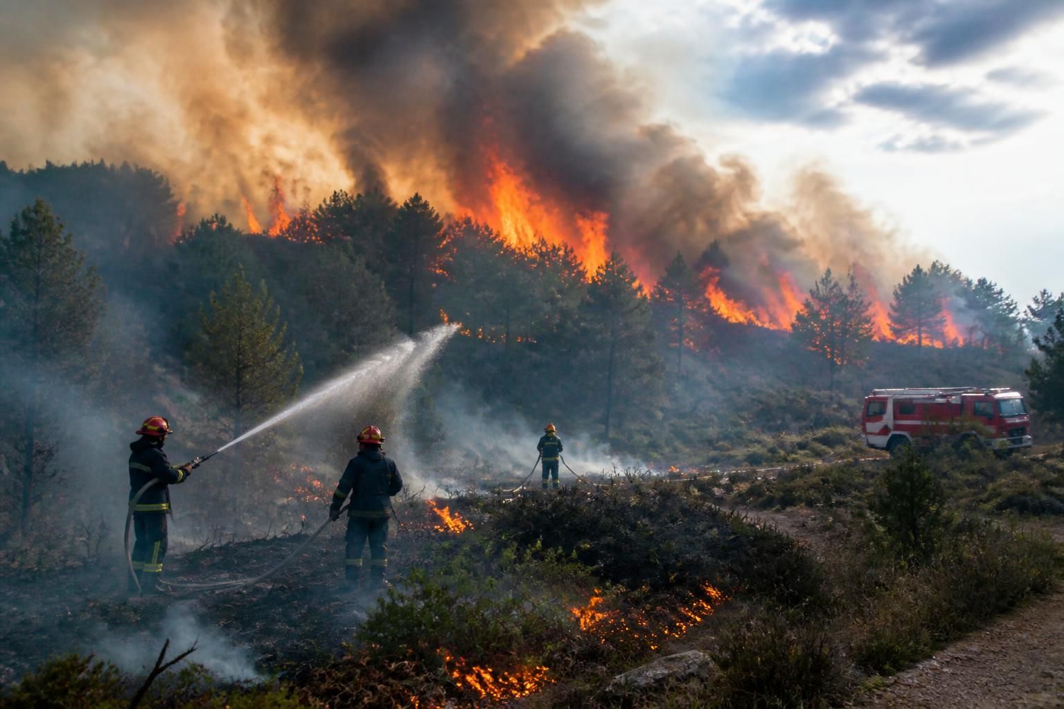 un important feu de forêt s'est déclaré à lunas-les-châteaux (34). les pompiers sont mobilisés pour maîtriser l'incendie et protéger la population et l'environnement.