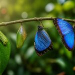découvrez la transformation spectaculaire de l'équipe des bleus, de leurs débuts modestes à leur envol triomphal, illustrant leur métamorphose telle une chenille devenant un papillon.