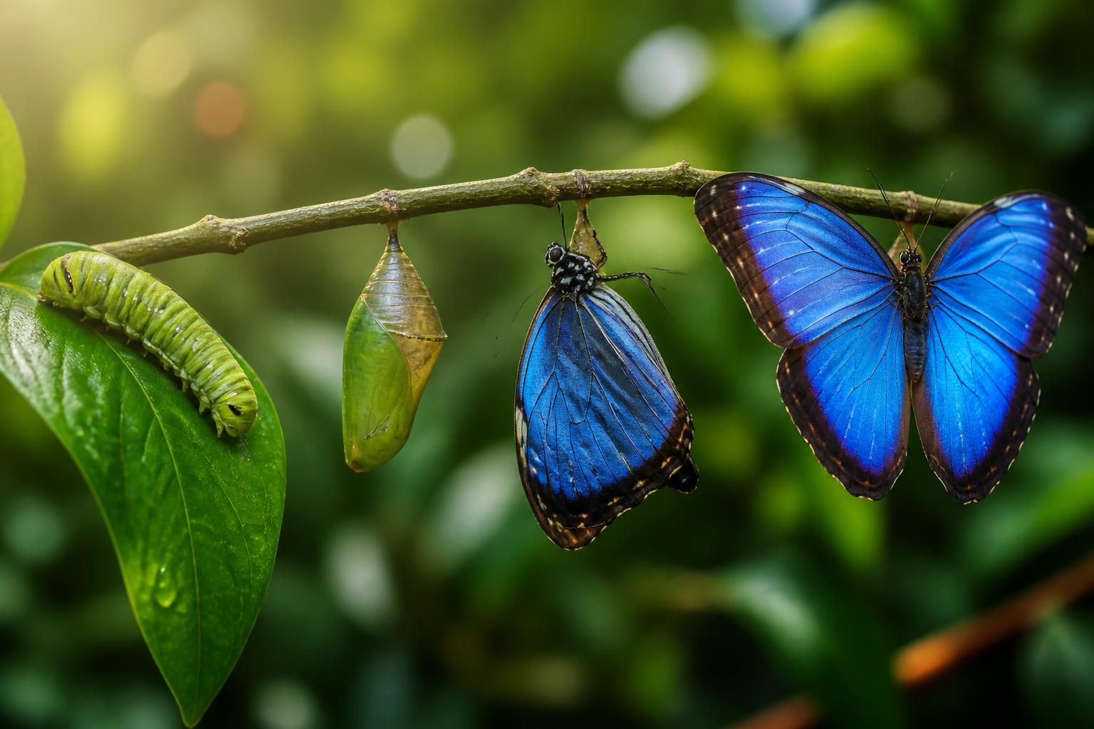 découvrez la transformation spectaculaire de l'équipe des bleus, de leurs débuts modestes à leur envol triomphal, illustrant leur métamorphose telle une chenille devenant un papillon.