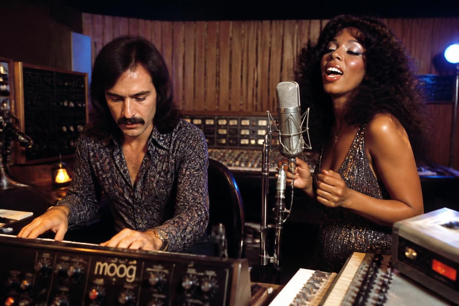 découvrez 'i feel love' sur arte, un documentaire captivant qui retrace l'histoire du duo légendaire giorgio moroder et donna summer, pionniers de la musique électronique et disco.